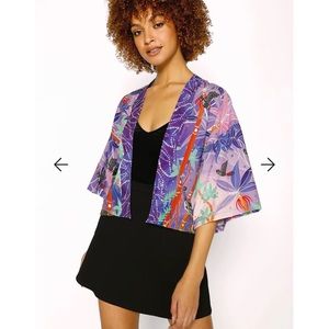 NWOT XS Black Milk HEALING COUNTRY CROPPED ROBE RRP$119